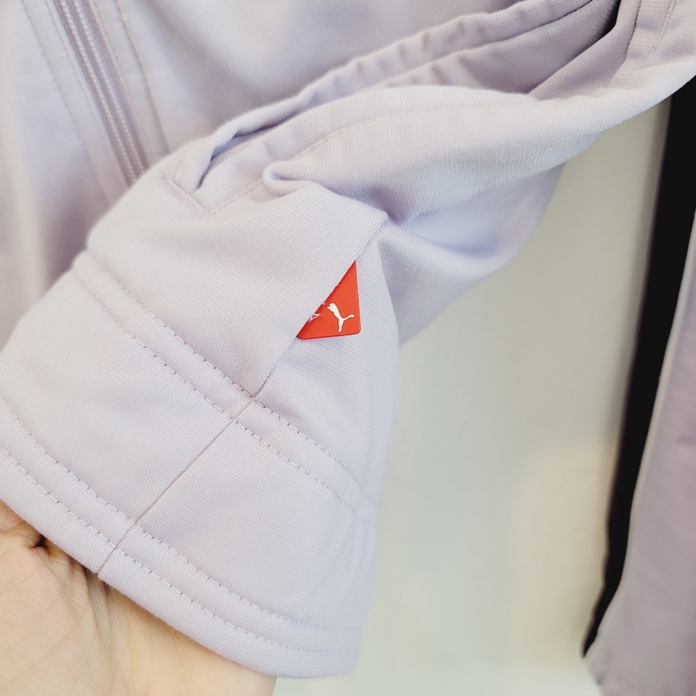 💕 Puma Zip Up Classic Jacket Pastel Purple Medium - Picture 11 of 14